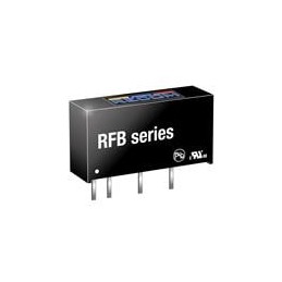 10 pcs : RFB-0505S - Isolated DC/DC Converters - Through Hole 1W 5Vin 5Vout 200mA SIP7
