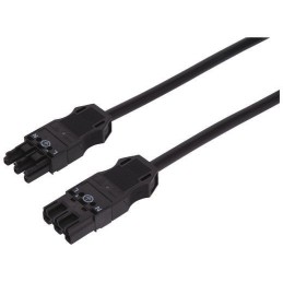 1 pcs - Wago Straight WINSTA Socket to Straight WINSTA Plug Power Cord, 3m