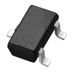 10 pcs - DiodesZetex Through Hole Hall Effect Sensor, SOT-23W, 3-Pin