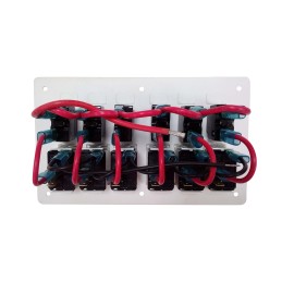 1 pcs - RS PRO DPDT, (On)-Off-(On) Rocker Switch Panel Mount