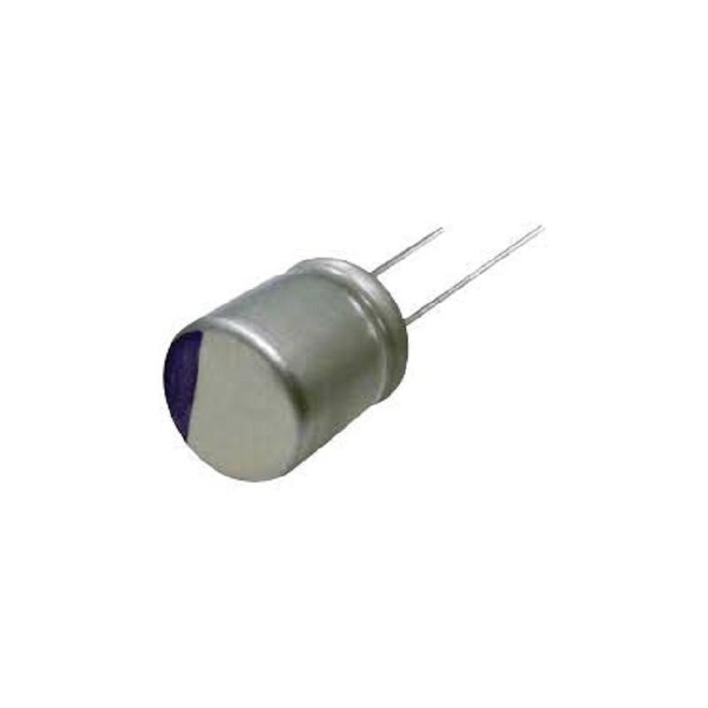 10 pcs - Panasonic 68μF Through Hole Polymer Capacitor, 63V