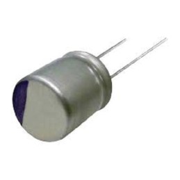 10 pcs - Panasonic 120μF Through Hole Polymer Capacitor, 50V