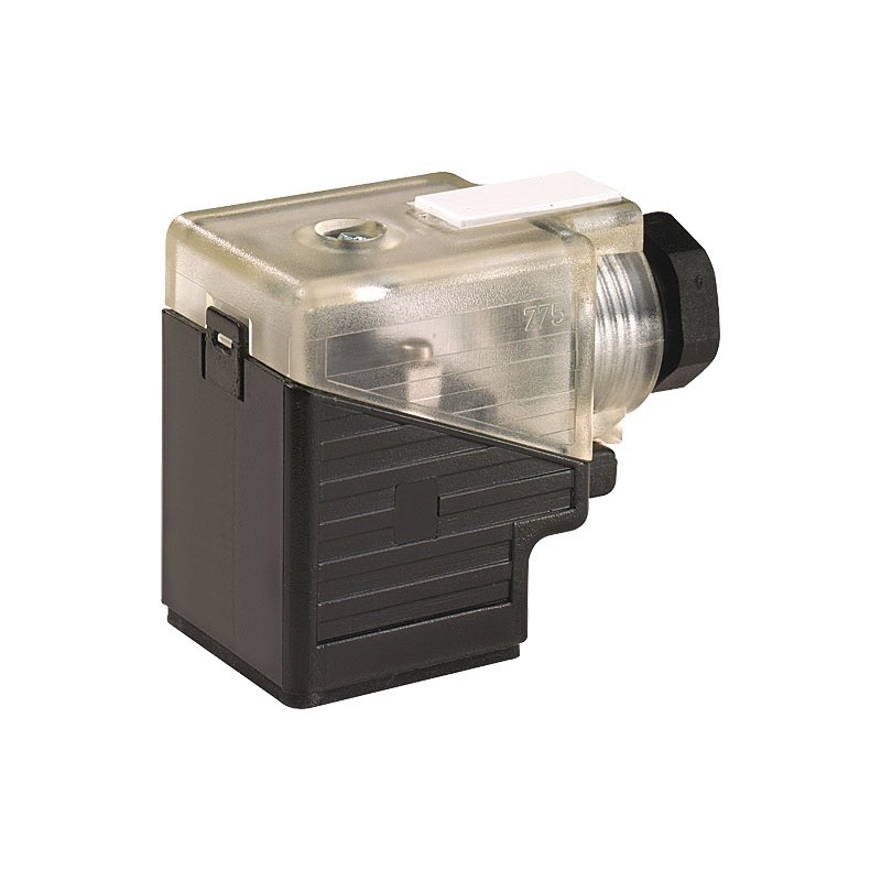 1 pcs - Murrelektronik Limited 2P+E DIN 43650 A, Female DIN 43650 Solenoid Connector, 0 V-230 V ca/cc Voltage
