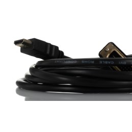 1 pcs - RS PRO 1080 Male HDMI to Male DVI-D Single Link Cable, 2m