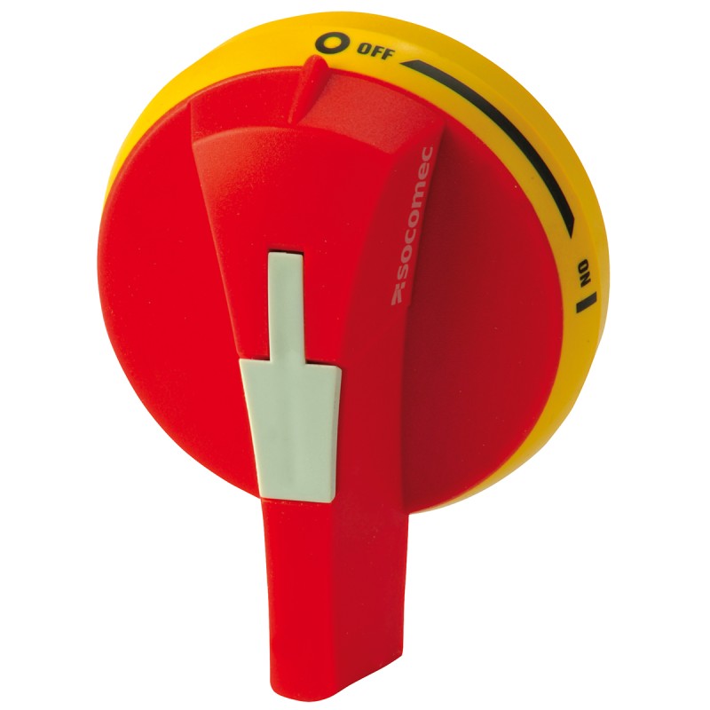 1 pcs - Socomec Red/Yellow Rotary Handle, SIRCO Series