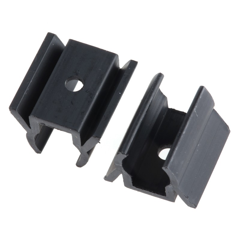 10 pcs - Essentra Clip for use with 7.9 mm Dia. Capacitor PVC