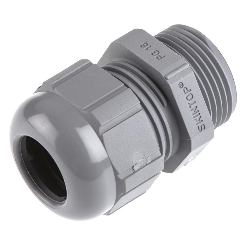 1 Pack of 5 - Lapp SKINTOP Series Grey Polyamide Cable Gland, PG16 Thread, 9mm Min, 14mm Max, IP68