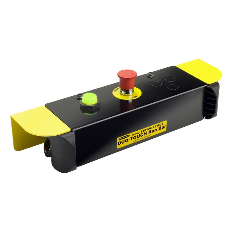1 pcs - Banner 1 Button Safety Two Hand Control Switch, Black, Yellow, STB Series