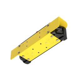 1 pcs - Banner 1 Button Safety Two Hand Control Switch, Black, Yellow, STB Series