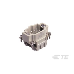 1 pcs - TE Connectivity Heavy Duty Power Connector Insert, 16A, HDC HE Series, 6 Contacts