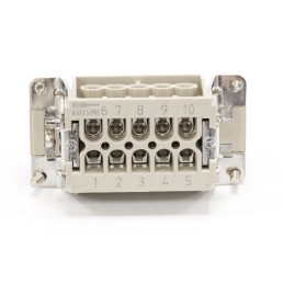 1 pcs - RS PRO Heavy Duty Power Connector Insert, 16A, Female, 10 Contacts