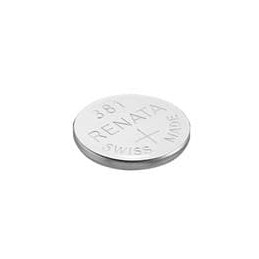 10 pcs : 381.MP 0% HG - Coin Cell Battery 1.55V 11.6x2.1mm 50mAh Multifunct Pk