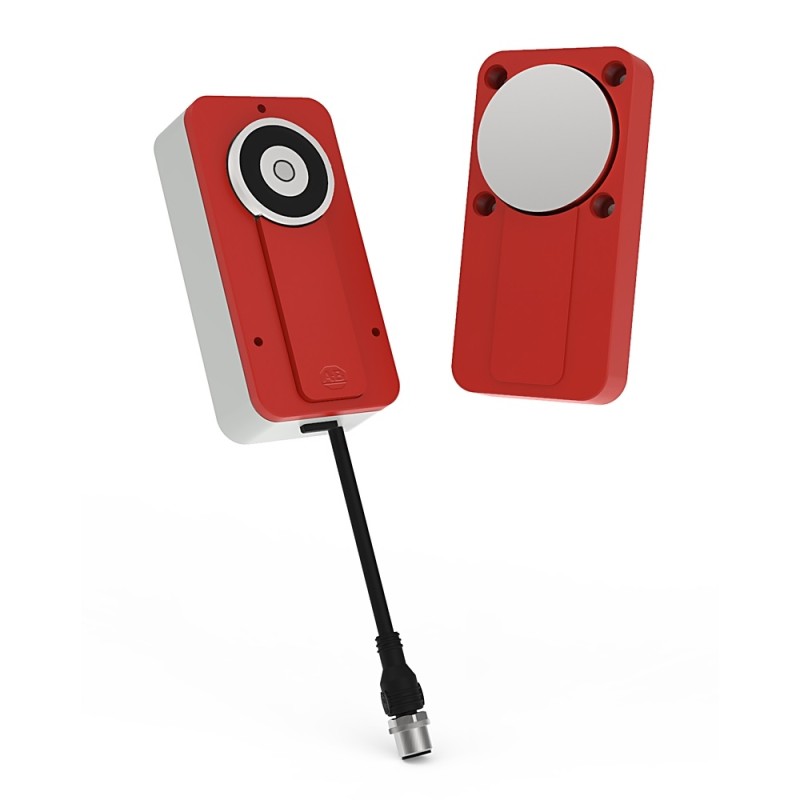 1 pcs - Allen Bradley 440G-EZ Series Safety Interlock Switch, Power to Lock, 24V dc, Actuator Included