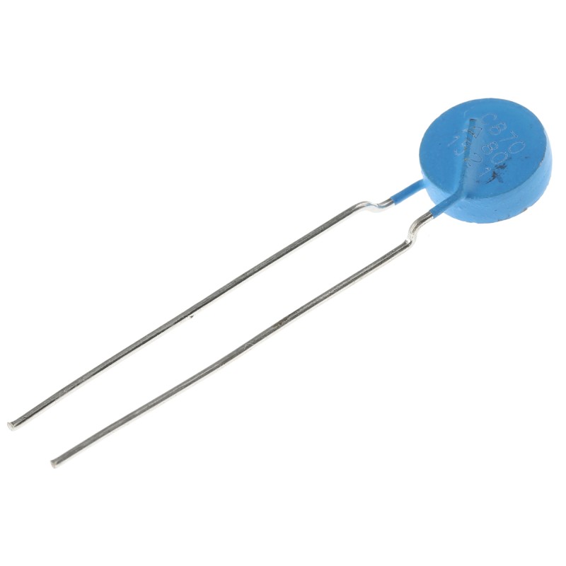 10 pcs - EPCOS Thermistor, 25Ω Resistance, PTC Type, 9 x 5 x 12.5mm