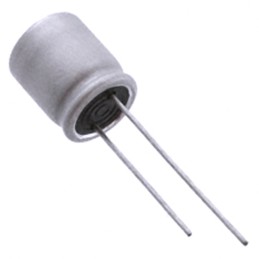 10 pcs - Panasonic 1mF Through Hole Polymer Capacitor, 16V dc