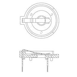 10 pcs : 122-3024-GR - Coin Cell Battery Holders CR2430 COIN CELL HL