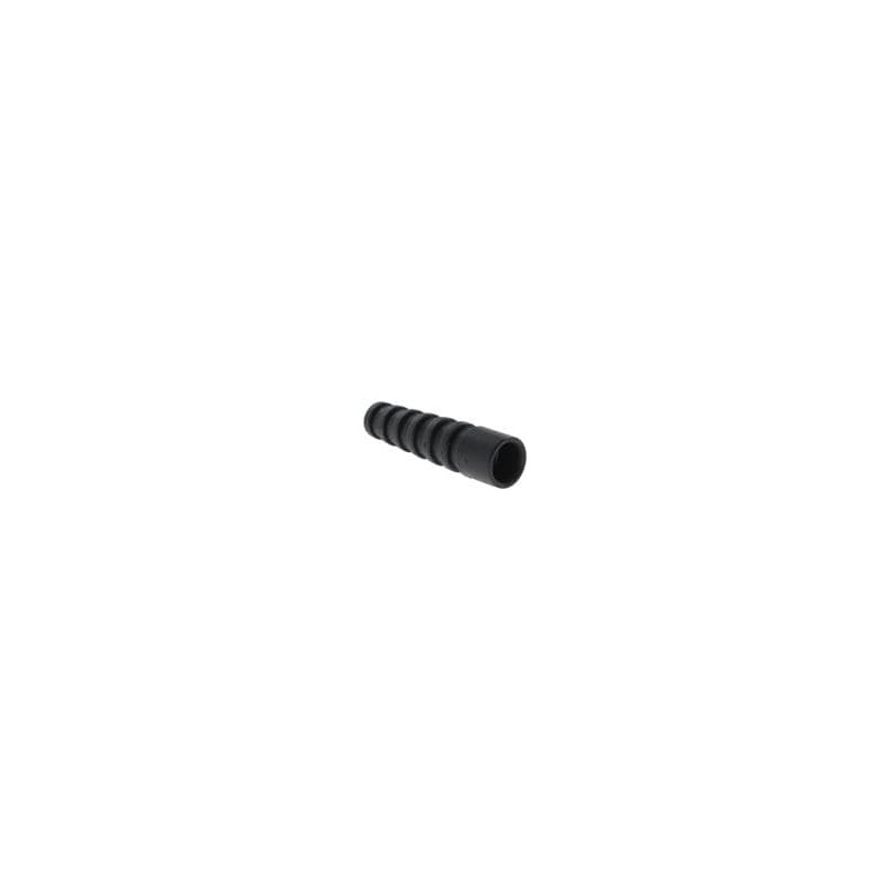 10 pcs : VSR100 - RF Connector Accessories Strain Relief Black 6mm