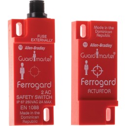 1 pcs - Allen Bradley Guardmaster 440N Series Magnetic Non-Contact Safety Switch, 250V ac, ABS Housing, NC, 4-Pin Micro QD