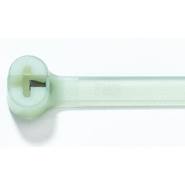 1 Bag of 500 - Thomas & Betts Cable Ties, 762mm x 7.62 mm, Green Polyamide 6.6, Pk-500