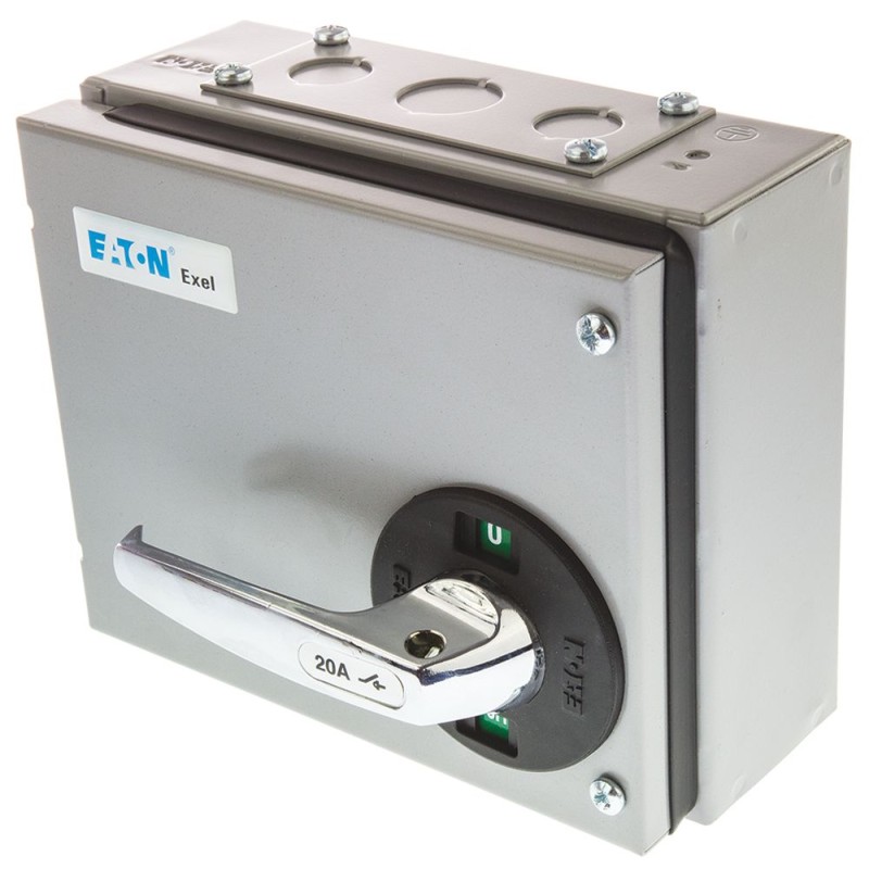 1 pcs - Eaton 3P+N Pole Isolator Switch - 20A Maximum Current, IP40