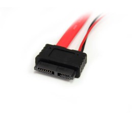 1 pcs - StarTech.com Female Slimline SATA to Female, Male LP4, SATA Data Cable, 508mm