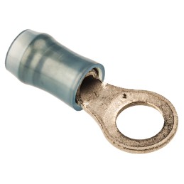 1 Box of 1000 - TE Connectivity, PIDG Insulated Ring Terminal, M5 Stud Size, 1mm² to 2.6mm² Wire Size, Blue