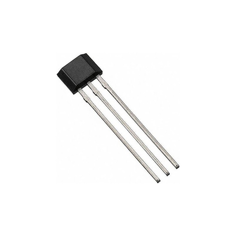 10 pcs - DiodesZetex Surface Mount Hall Effect Sensor, SIP, 3-Pin