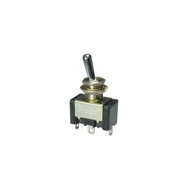 1 pcs - NIDEC COPAL ELECTRONICS GMBH Toggle Switch, PCB Mount, On-Off-On, SPDT, Solder Terminal