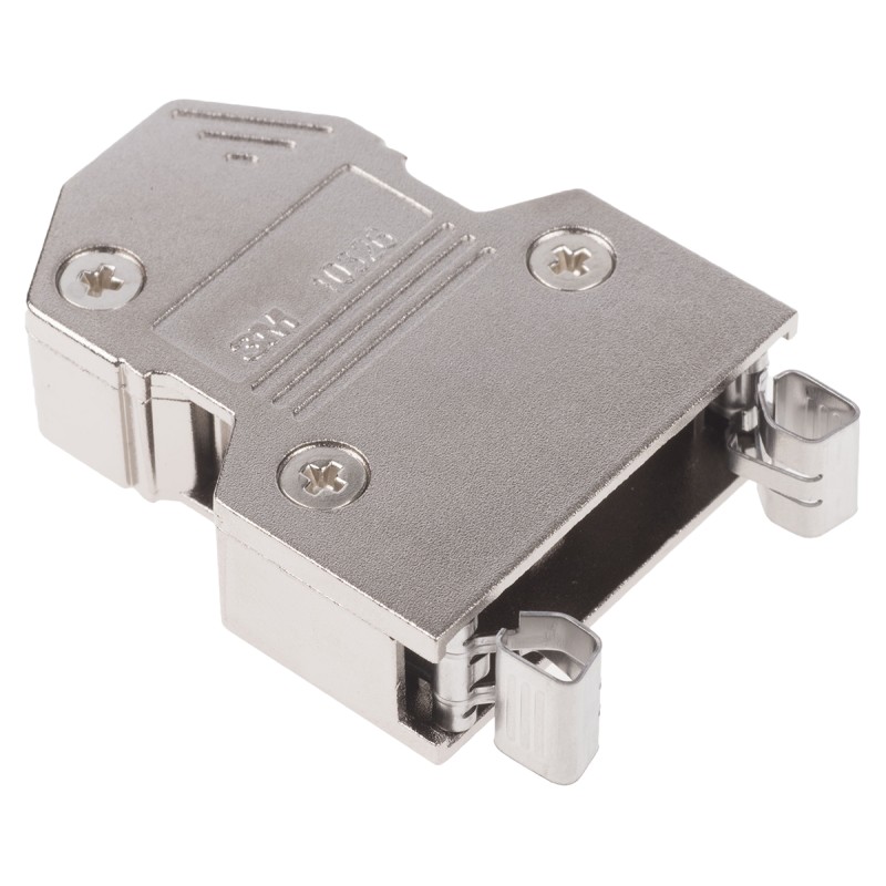 1 pcs - 3M 103 Series Zinc D Sub Backshell, 26 Way, Strain Relief