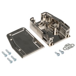 1 pcs - Provertha 104 Series ABS D Sub Backshell, 9 Way