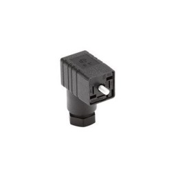 1 pcs - Hirschmann GDS 2P+E DIN 43650, Female Solenoid Valve Connector, No, 250 V ac/dc Voltage