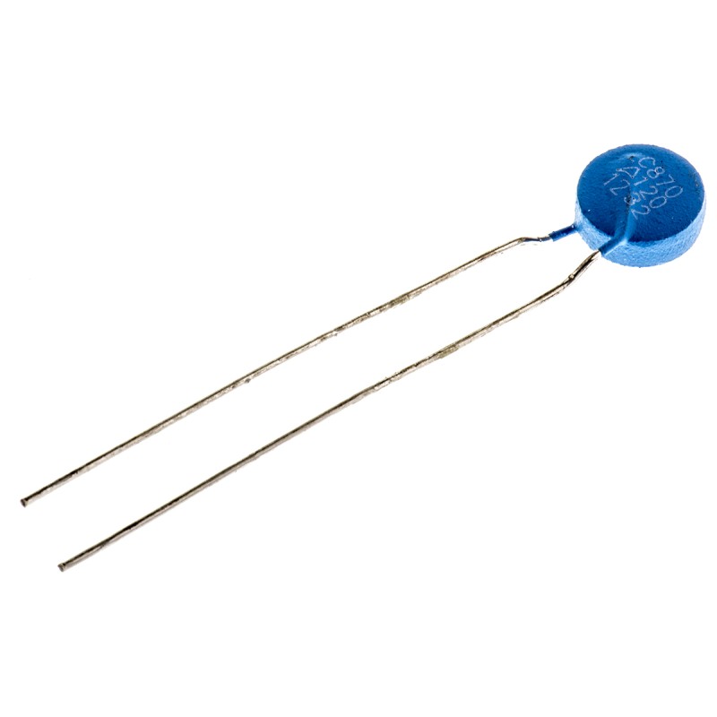 10 pcs - EPCOS Thermistor, 25Ω Resistance, PTC Type, 9 x 5 x 12.5mm