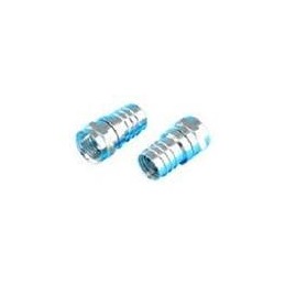 10 pcs : 25-7047 - RF Connectors / Coaxial Connectors RG-6 TEF/PLM F CON