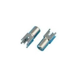 10 pcs : 25-7650 - RF Connectors / Coaxial Connectors CONN. F-61PC FEMALE STRAIGHT PCB MOUNT