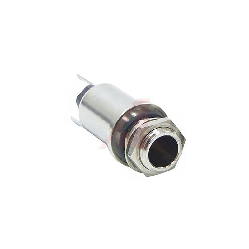 1 pcs - Switchcraft, ST DC Socket Rated At 13.0A, 24.0 V, Panel Mount, length 28.97mm, Gold, Silver, IP66, IP67, IP68