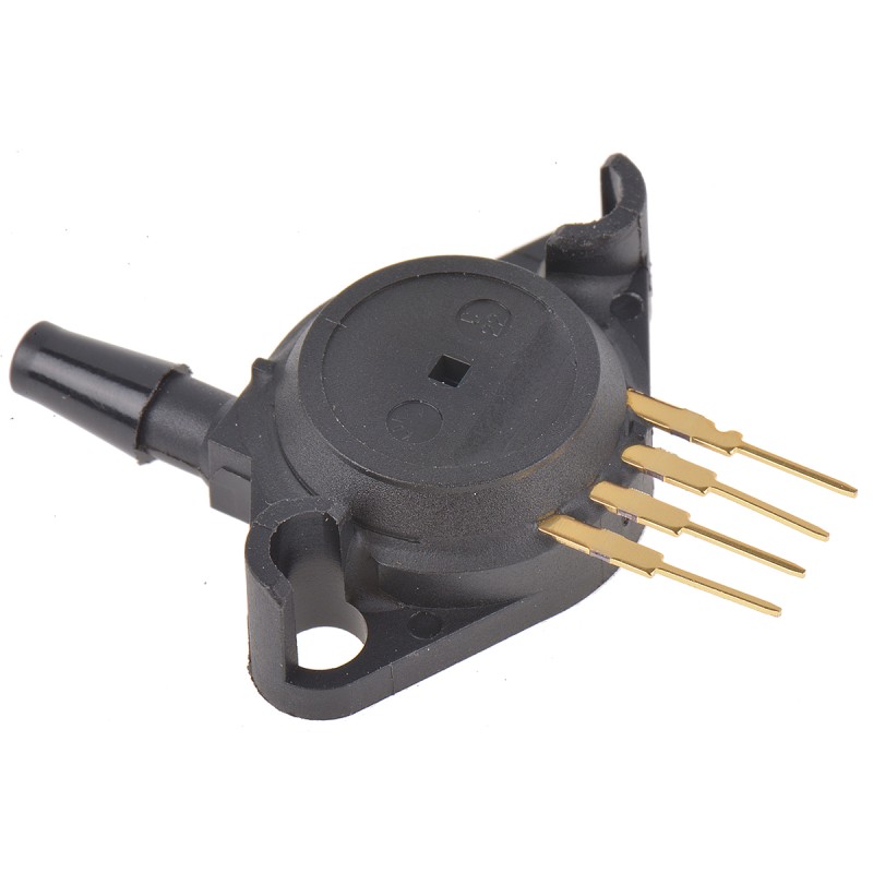 10 pcs - NXP Gauge Pressure Sensor, 50kPa Operating Max, Through-Hole Mount, 4-Pin, 200kPa Overload Max, Case 344B-01