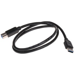 1 pcs - Roline USB 3.0 Cable, Male USB A to Male USB B Cable, 800mm