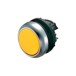 1 pcs - Eaton RMQ Titan M22 Series Yellow Momentary Push Button Head, 22mm Cutout, IP69K