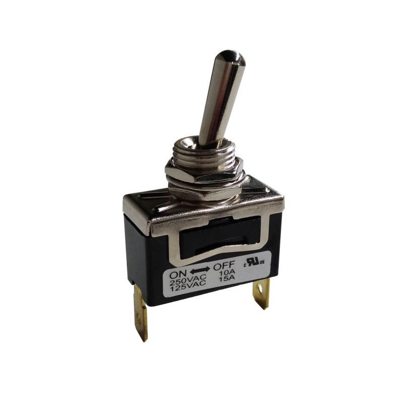 1 pcs - RS PRO Toggle Switch, PCB Mount, On-Off, SPST, Solder Terminal