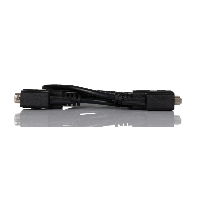 1 pcs - RS PRO Male 9 Pin D-sub to Female 9 Pin D-sub Serial Cable, 500mm PVC