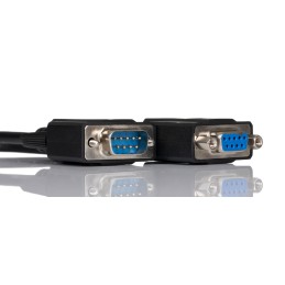 1 pcs - RS PRO Male 9 Pin D-sub to Female 9 Pin D-sub Serial Cable, 500mm PVC