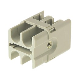 1 pcs - HARTING Heavy Duty Power Connector Insert, Male, Han A Series, 4 Contacts