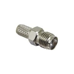 10 pcs : CONSMA011-R58 - RF Connectors / Coaxial Connectors SMA Female Cable End Crimp - RG-58 Cable