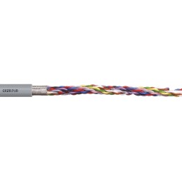 1 Reel of 25 M - Igus chainflex CF211.PUR Data Cable, 4 Cores, 0.5 mm², Screened, 50m, Grey PUR Sheath, 20 AWG