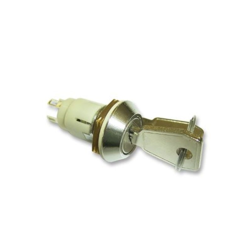 1 pcs - IP66, IP67 Keylock Switch, DPST, 1 A @ 115 V ac 2-Way Common-Key