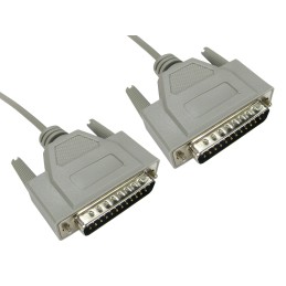 1 pcs - RS PRO Male 25 Pin D-sub to Male 25 Pin D-sub Serial Cable, 3m