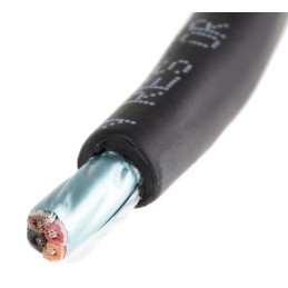 1 Reel of 30 M - Alpha Wire Xtra-Guard 4 Control Cable, 4 Cores, 0.35 mm², Screened, 30m, Black TPE Sheath, 22 AWG