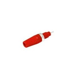10 pcs : R1-34-GGR - Test Plugs & Test Jacks BINDING POST GRAY WITH RED TOP
