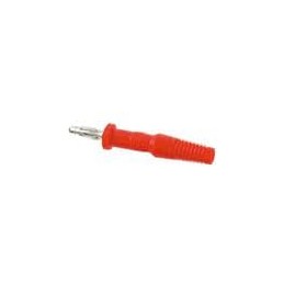 10 pcs : R8-20A-R - Test Plugs & Test Jacks BANANA PLUG W/STRAIN RELIEF RED