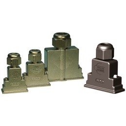 1 pcs - FCT from Molex FWA Series ABS D Sub Backshell, 15 Way, Strain Relief